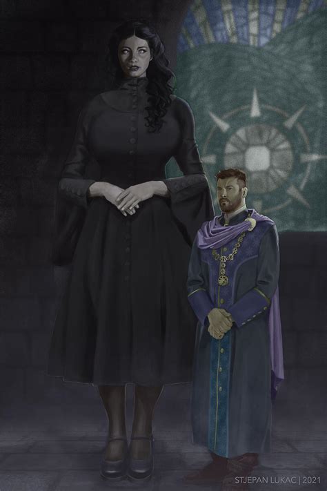 Art Redesign Of The Abbot And Vasilika From Curse Of Strahd Rdnd