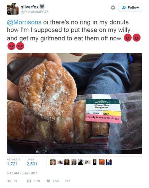 Man Makes An X Rated Complaint About Doughnuts And Morrisons Responds With Hilarious Sex Advice