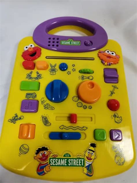 Sesame Street Elmo And Zoe Giggle Sound Station Toy Mattel Tested Works Picclick