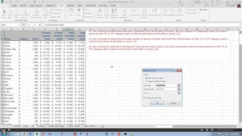 Excel Practice Test 02 Video 2 Of 2 Youtube