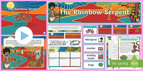 Free Aboriginal Dreaming The Rainbow Serpent Activity Pack