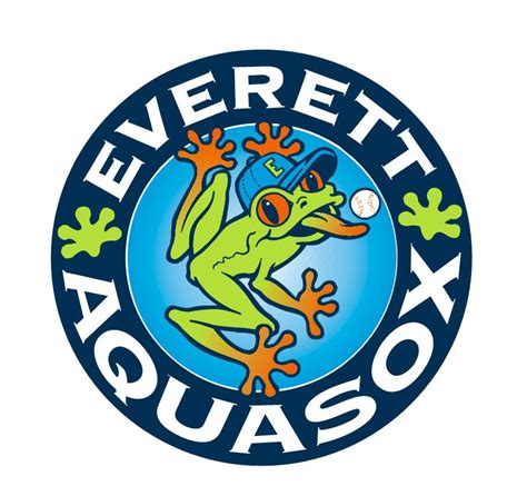 Everett Aqua Sox Logo