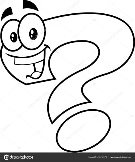 cute question mark cartoon character web icon simple vector illustration stock vector image by