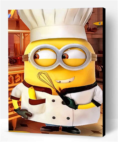 Chef Minion NEW Paint By Numbers Paint By Numbers PRO