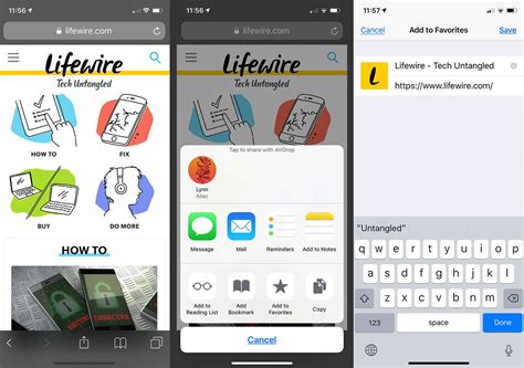 Tap the share icon at the bottom of the page. How to Add Safari Bookmarks on an iPhone or iPod Touch