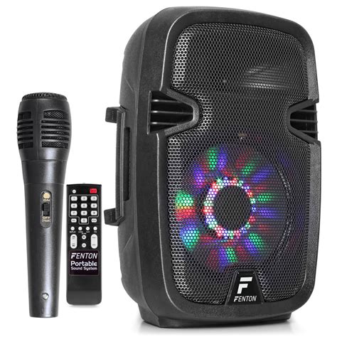 Portable Pa System Active Speaker Battery Powered Bluetooth