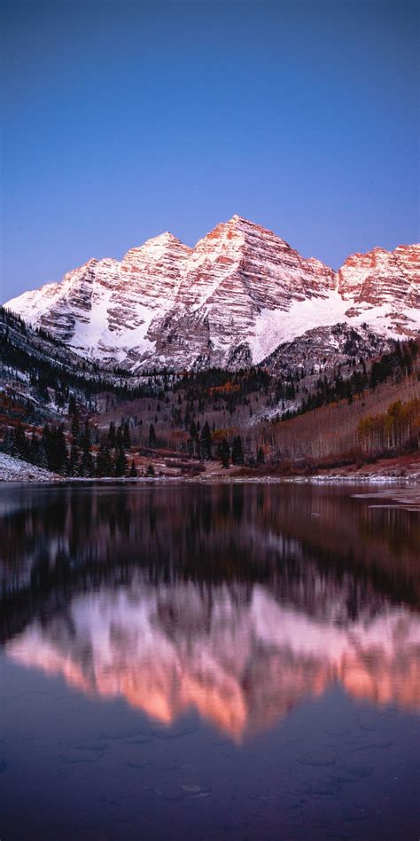 Download 1080x2160 Wallpaper Reflections Lake Nature Mountains