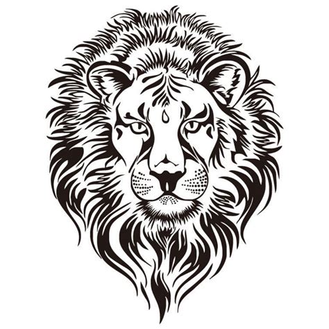 Sticker Lion Design Ultime Lion Royaume