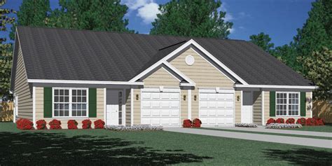The house design of your dreams is right here at the house designers. Houseplans.BIZ | House Plan D1261-B DUPLEX 1261-B