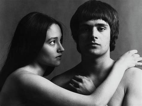 Portrait Of Leonard Whiting And Olivia Hussey By Karen Radkai