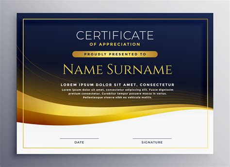 Free Editable Certificate Of Appreciation Template Free Printable