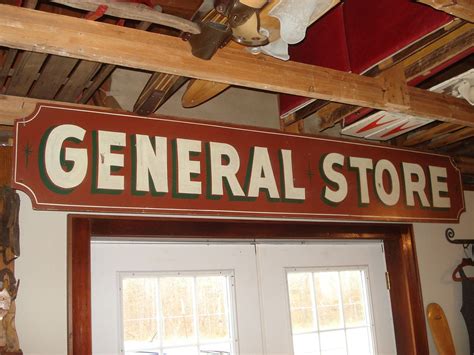 Vintage General Store Sign Northern Michigan General