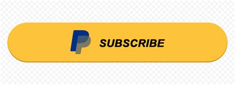 Paypal Subscribe Yellow Button Png Citypng