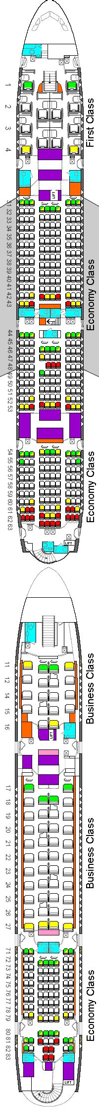 Singapore Airlines A380 Seating Plan Sq Seat Pictures And Floor Plan