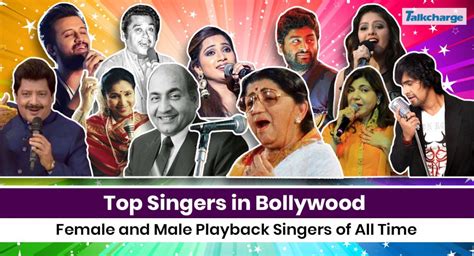 Top 18 Playback Female And Male Singers In Bollywood Of All Time