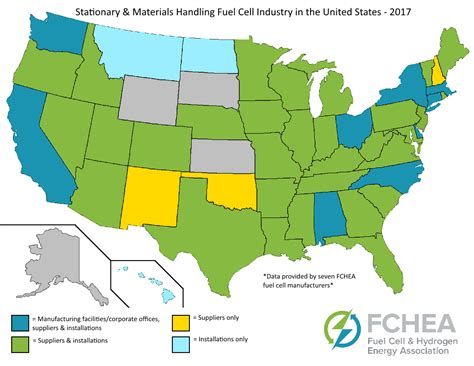 Fuel Cell Map Fuel Cell Hydrogen Energy Association
