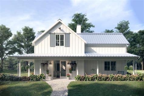 3 Bed Modern Farmhouse With Wrap Around Porch 871002nst