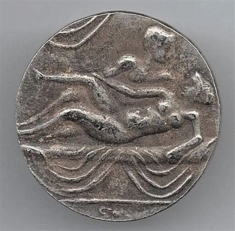 Roman Brothel Token Silver Coin Greek Old Erotic Strange Unusual Nude Lady Sex £1528 Picclick Uk