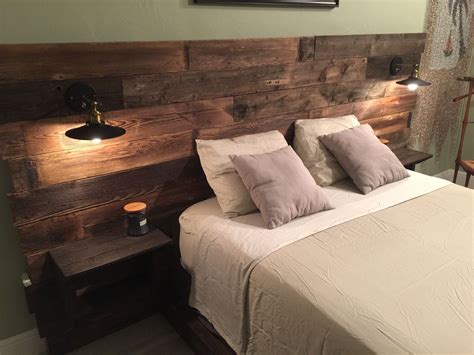 Rustic King Size Barn Wood Headboard Bedroom Rustic Wood Headboard