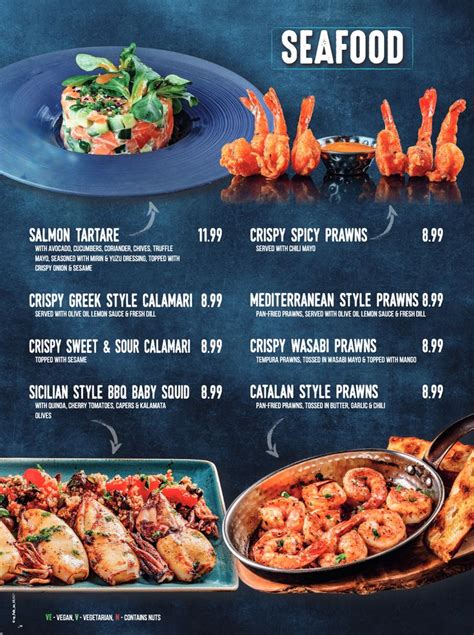 Seafood Images | Food menu design, Seafood menu, Seafood restaurant