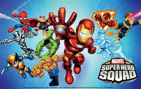 Marvel Super Hero Squad Héroes De Superhéroes En Línea 1mshs Acción