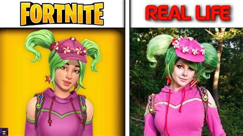 Top 5 Fortnite Characters In Real Life Fortnite Skins In Real Life