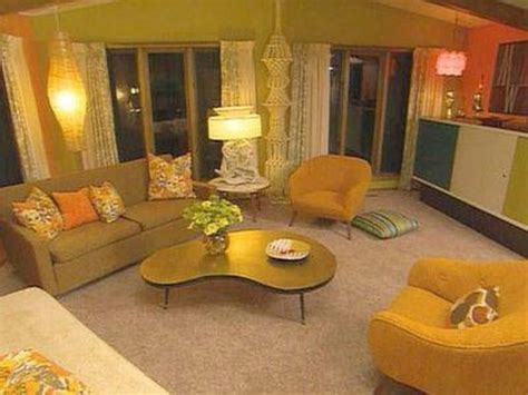 Popular 1970s Retrofurniture Living Room Home Decorating Ideas