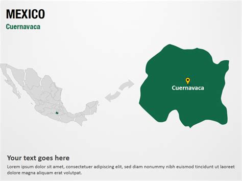 Cuernavaca Mexico Powerpoint Map Slides Cuernavaca Mexico Map Ppt