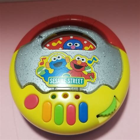 Mattel Toys Sesame Street Portable Cd Player 206 Mattel Preschool