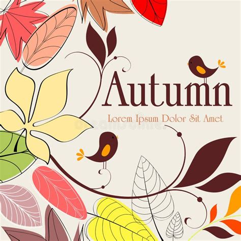 Cute Autumn Illustration Stock Vector Illustration Of Pastel 16293829