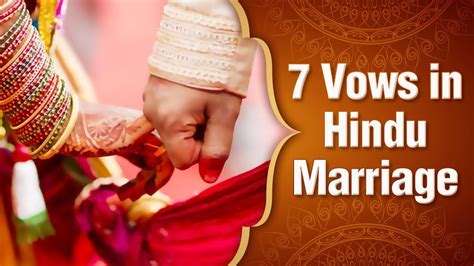 हिन्दू विवाह के सात वचन 7 Vows Of Hindu Marriage The Ritual Of Saath Pheras Hindu Marriage