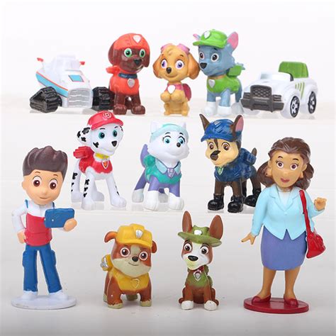 Paw Patrol 12 Pcs Action Figure With Mayor Goodway Mini Model Doll