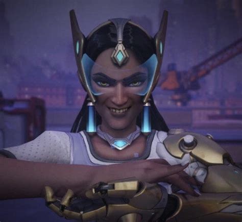 Just In Case Youve Ever Wondered What Symmetra Looks Like When Smiling