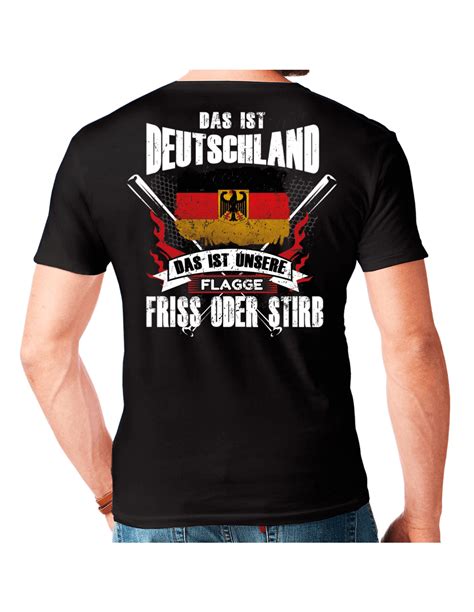 Das Deutschland T Shirt Für Patrioten Und Heimatverliebte