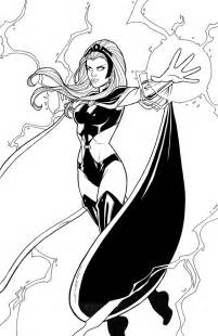 Storm superhero coloring pages download and print for free
