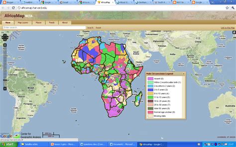 Africa Dynamic Maps At Harvard University Geospatial Network