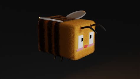 Artstation A Minecraft Bee With A Fluffy Butt
