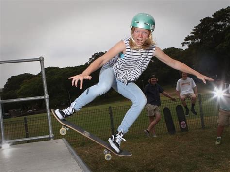 Skateboarder Poppy Olsen Off To Take On Americas Best Daily Telegraph