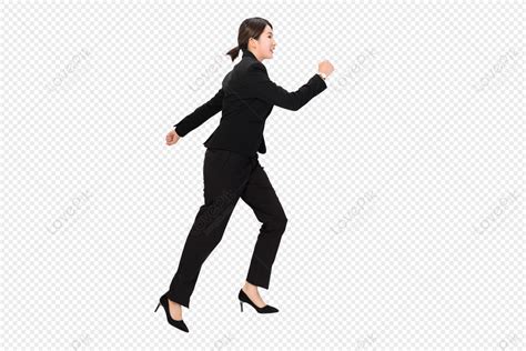 Running Business Woman Png Image And Clipart Image For Free Download