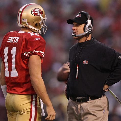 Report Alex Smith Jim Harbaugh Ironing Things Out 49ers Offer Still Stands News Scores