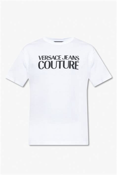 Versace Jeans Couture T Shirt With Logo Mens Clothing Vitkac