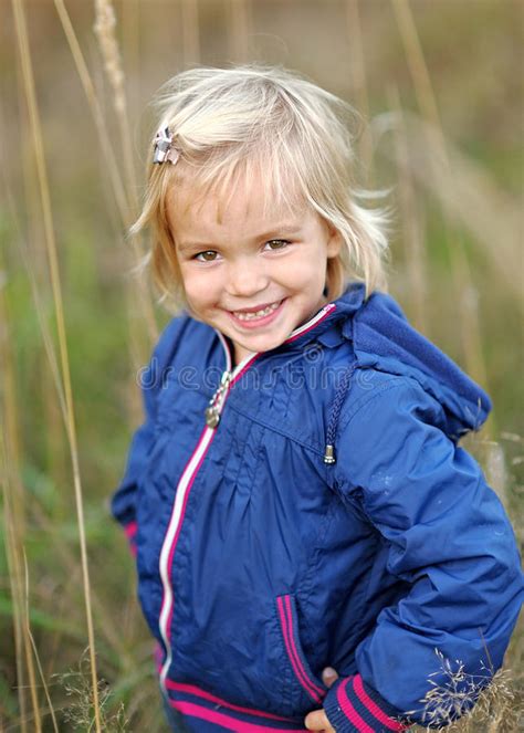 Portrait Of Little Girl Outdoors Stock Photo Image Of Outdoor Little
