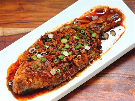 Sichuan Dry Braised Fish With Ground Pork And Dou Ban Jiang 四川干烧鱼