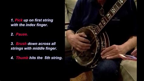 How To Play The Basic Strum On The 5 String Banjo Youtube