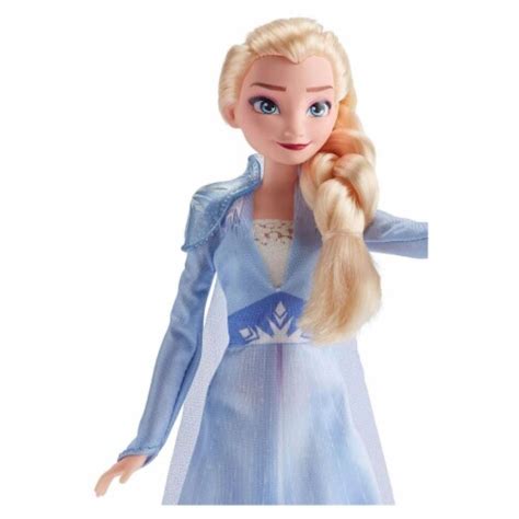 Disney Frozen 2 Elsa Fashion Doll Blonde Braid Ice Princess Blue Dress Hasbro 1 Ct Ralphs