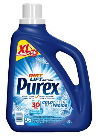 Purex is a brand of laundry detergent manufactured by henkel and marketed in the united states and canada. Purex® Dirt Lift Action Coldwater Laundry Liquid | Walmart ...