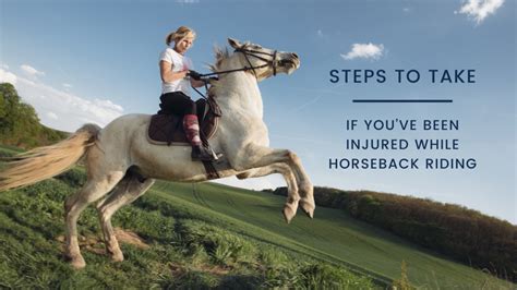 Steps To Take If Youve Been Injured While Horseback Riding