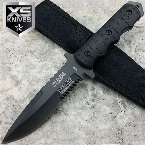 9 Navy Seals Tactical Combat Bowie Knife Wsheath Military Fixed Blade