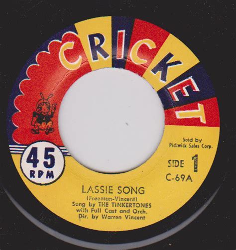 The Tinkertones Lassie Song Were Pals Together Lassie Porky And Jeff 1956 Vinyl Discogs