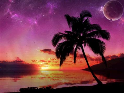 Beach Sunset Wallpaper Desktop See To World